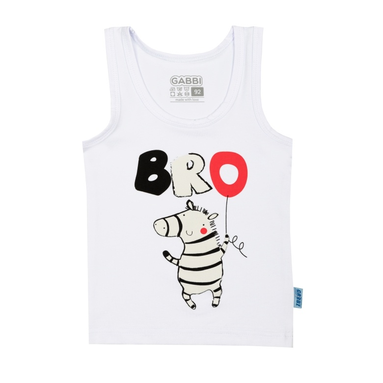 Майка для хлопчика Gabbi MKM-24-1 Білий 92 (14114)