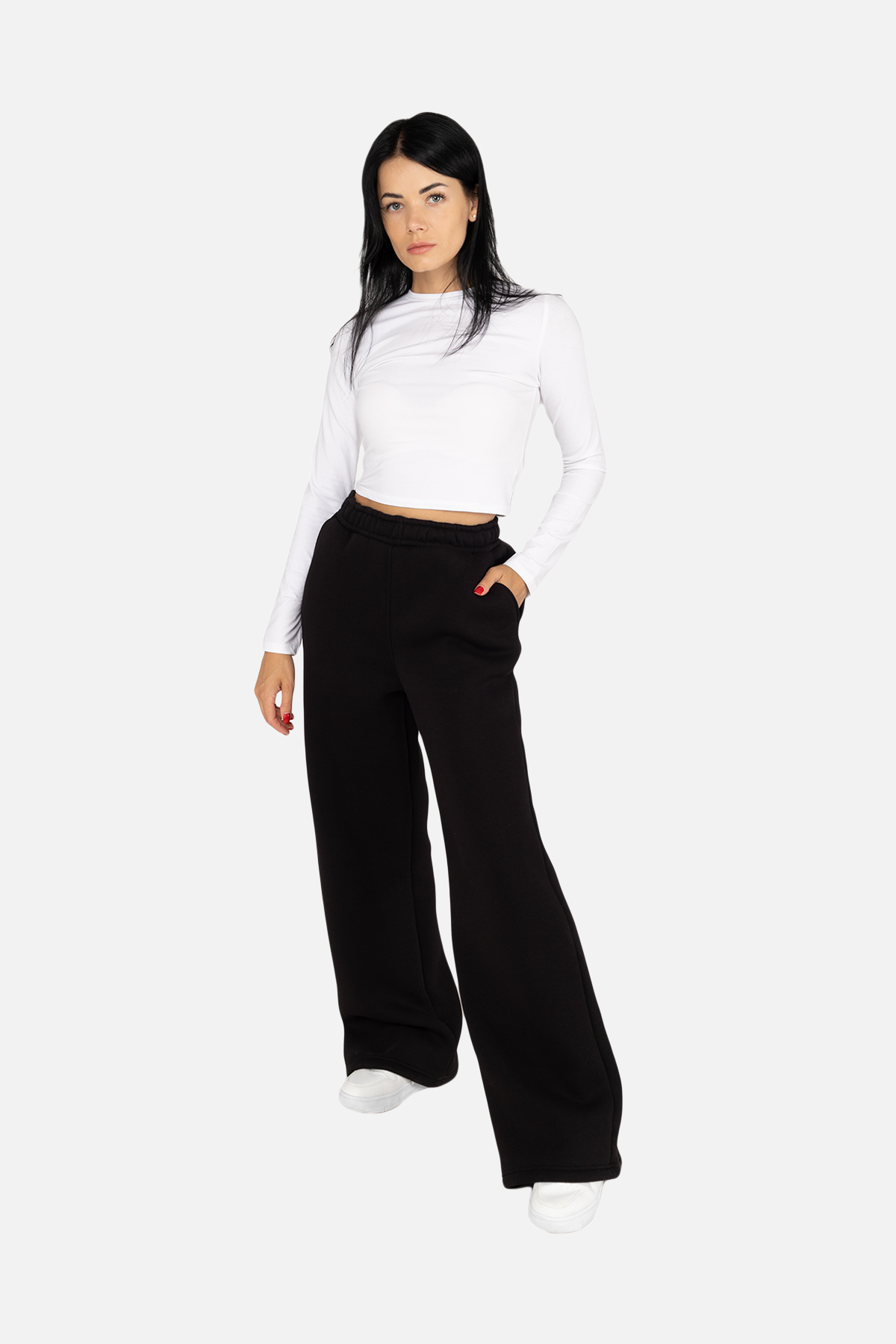 Жіночі спортивні штани Yuki XL Чорний ЦБ-00254572 (SKT001004669)