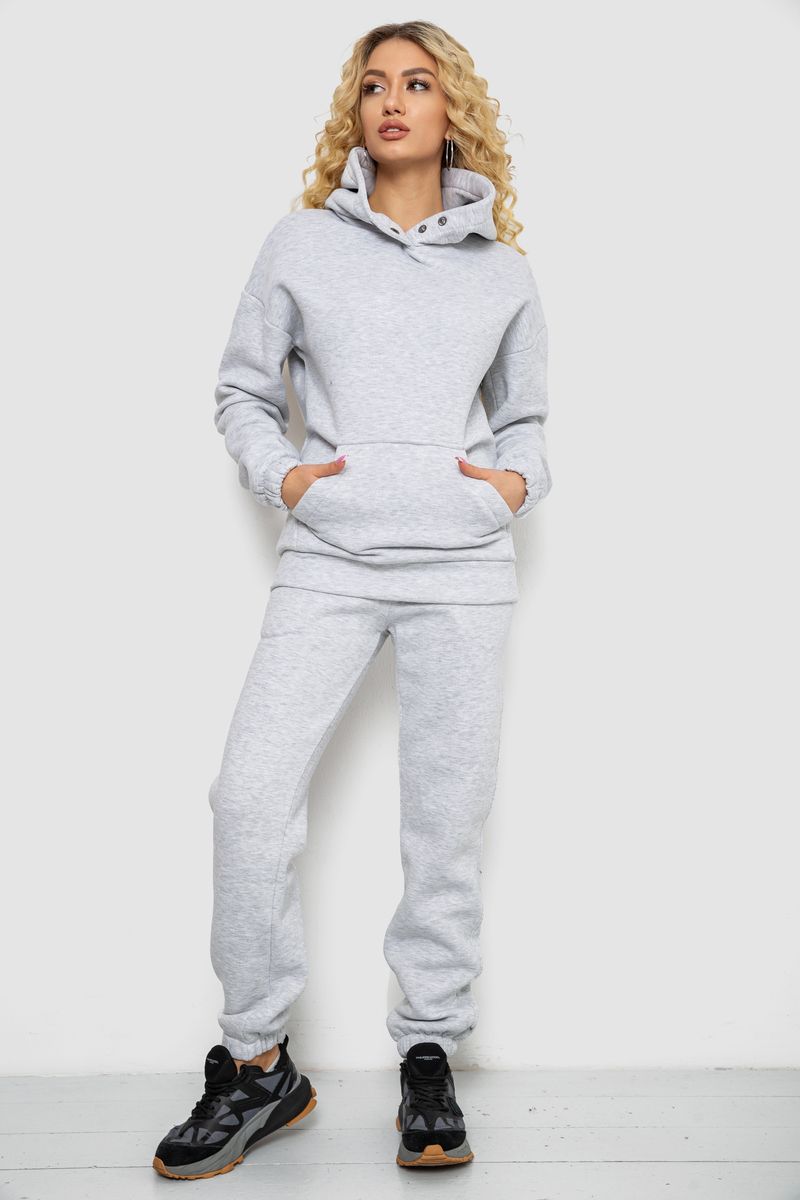 Спортивний костюм жіночий AGER 102R7711 56-58 Світло-сірий (117488_837015)