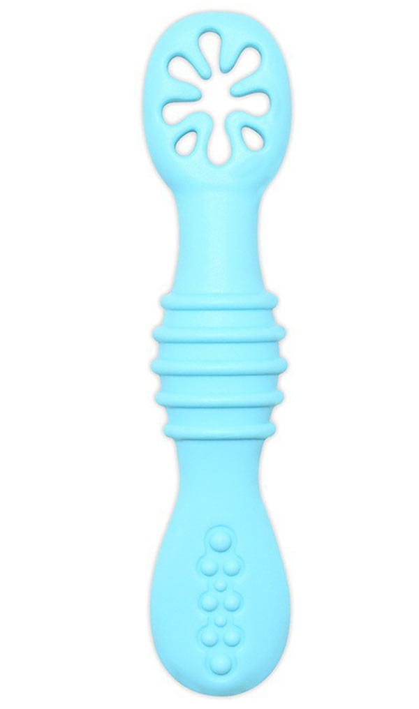 Силіконова ложка 2Life Блакитний v-12345