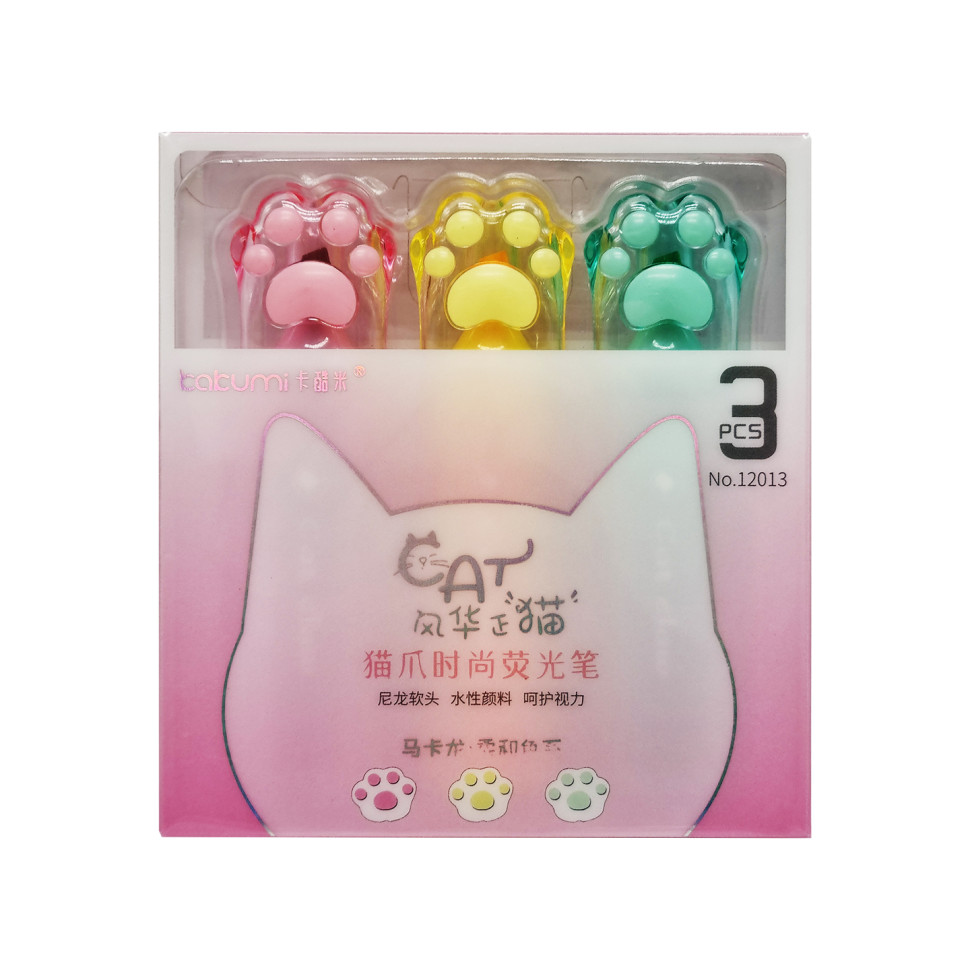 Набір фломастерів Котяча лапка Bambi 12013-H 3 кольори Вид 1