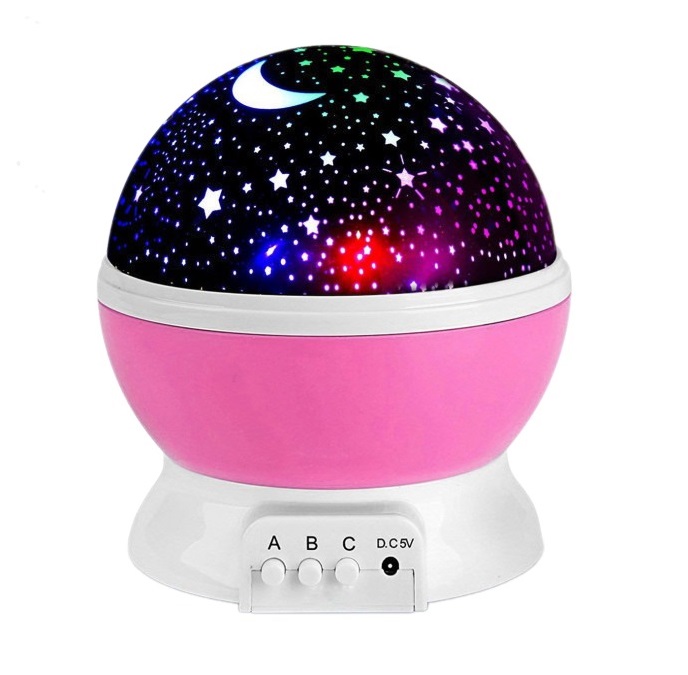 Дитячий нічник Star Master USB Рожевий (346694091)