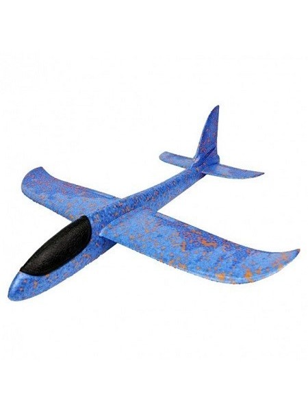 Літак планер метальний UTM 48 см Blue (45403B)