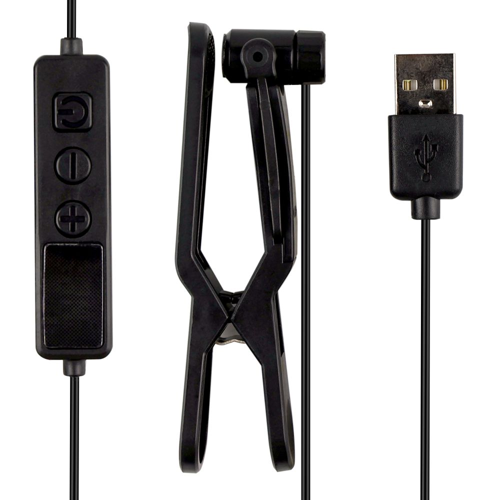 Автоклікер USB з прищіпкою Wuw LED Black (35311_3345798)