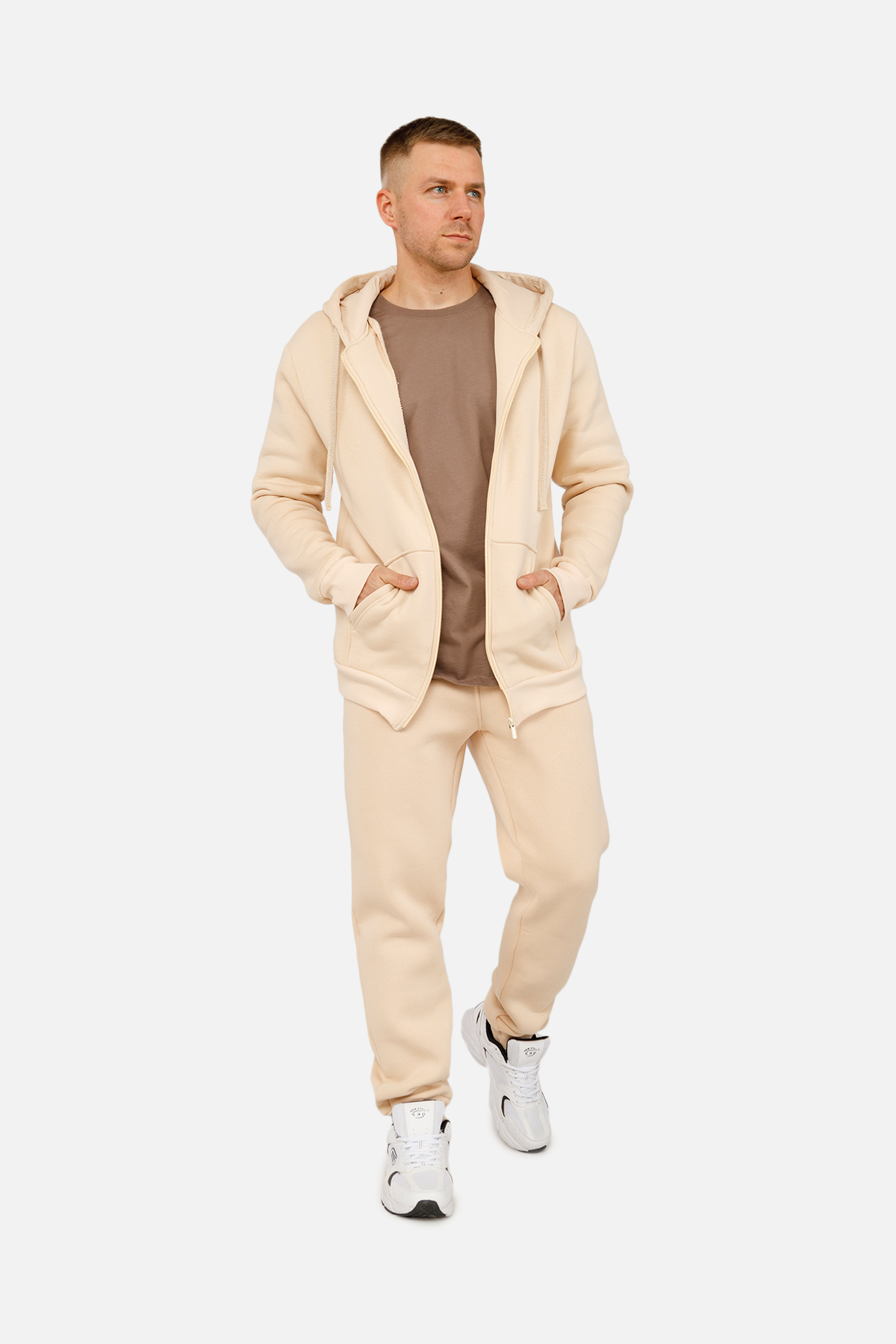 Чоловіча толстовка Yuki XL Молочний ЦБ-00254628 (SKT001004998)