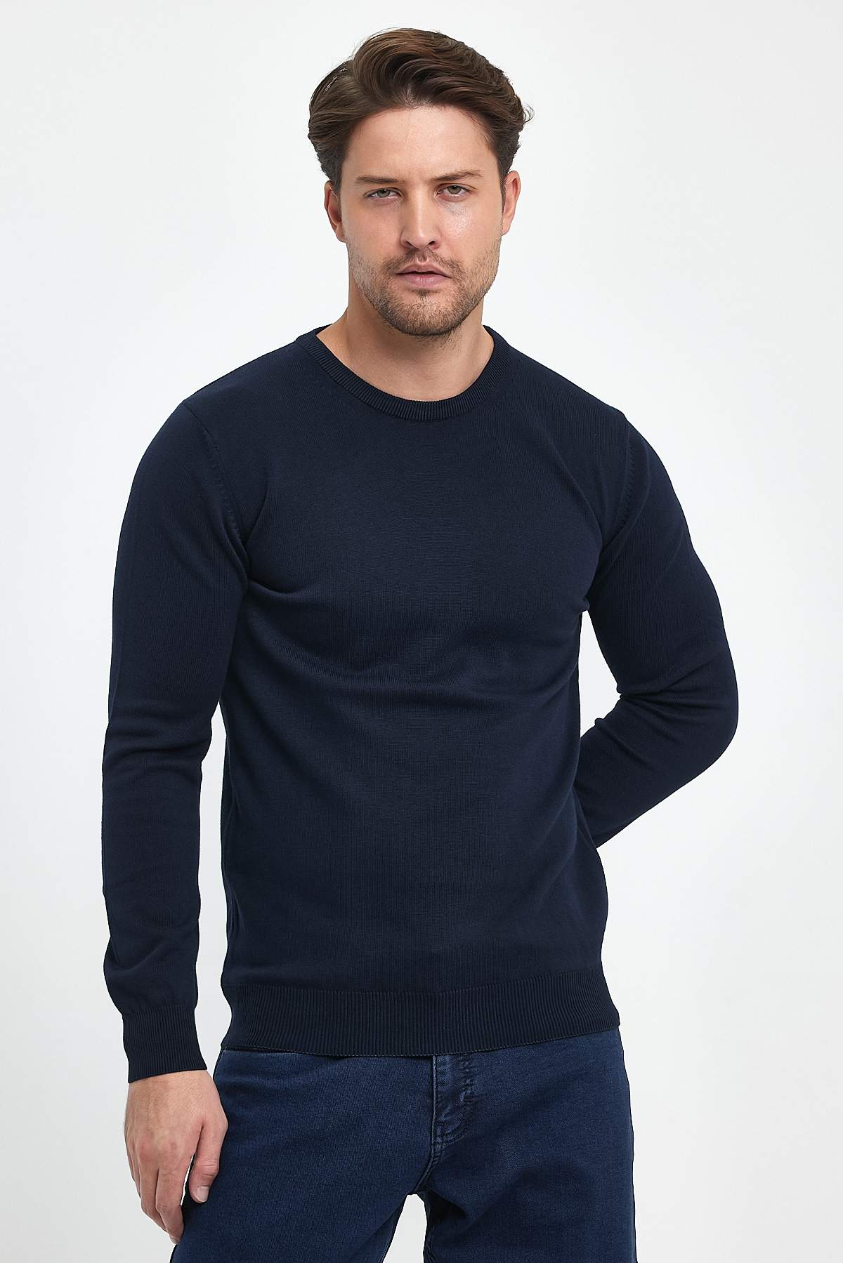 Светр Trend Collection 2022-1 Синій L (64207)