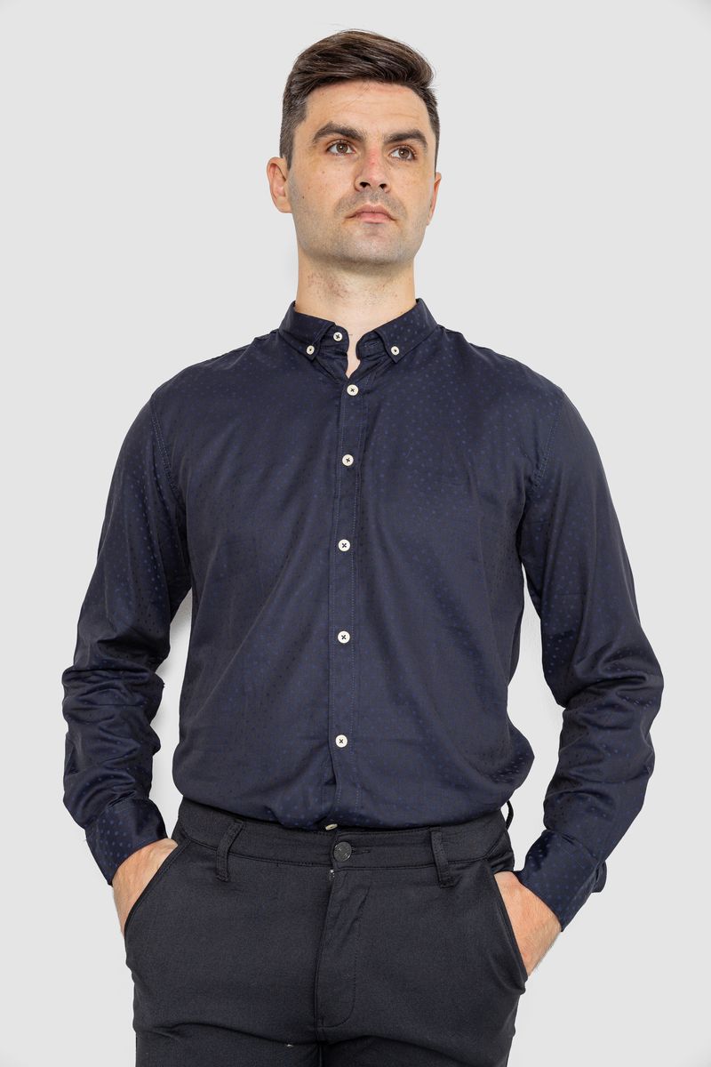 Сорочка чоловіча AGER Темно-синій 247R410 XL (112607_823209)