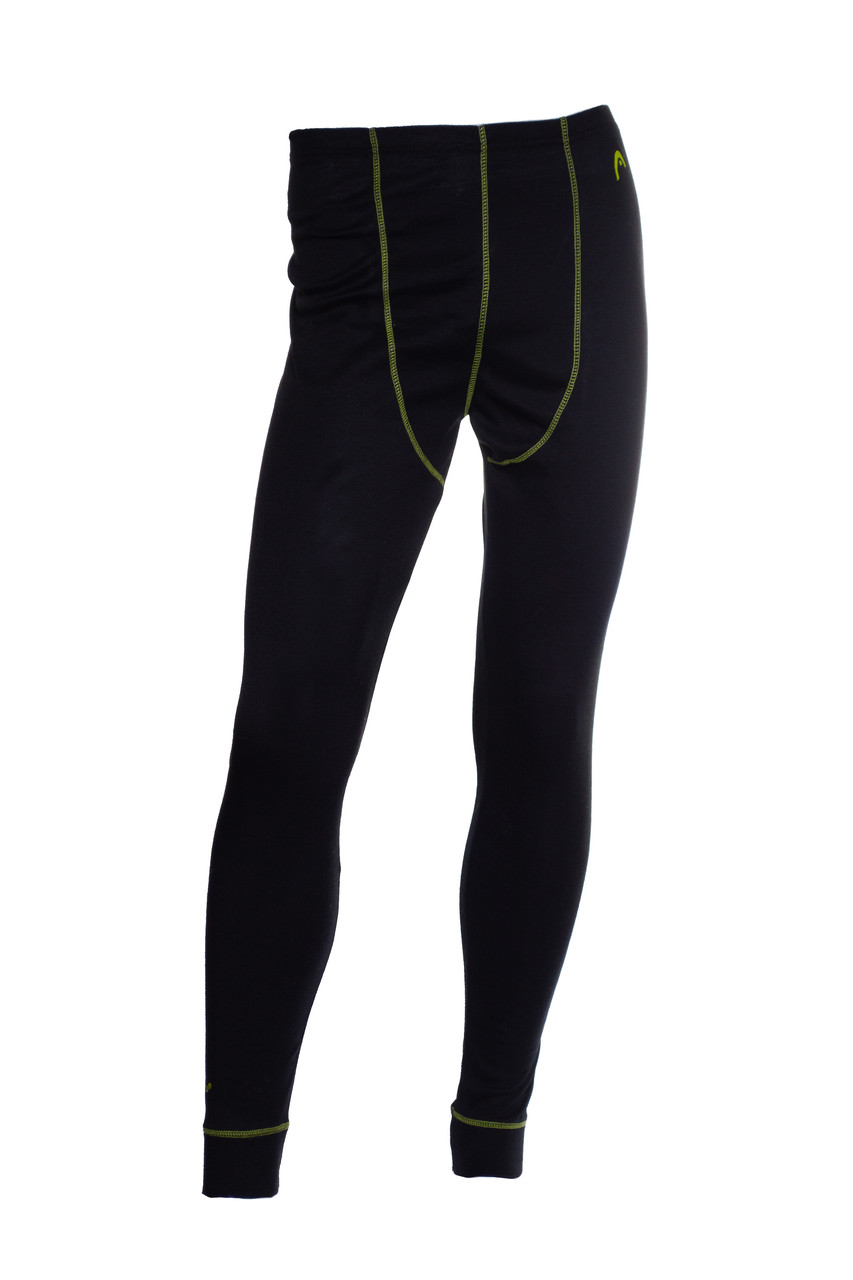Чоловічі термоштани Head L Чорний із салатовим (hub_ryZZ70804)