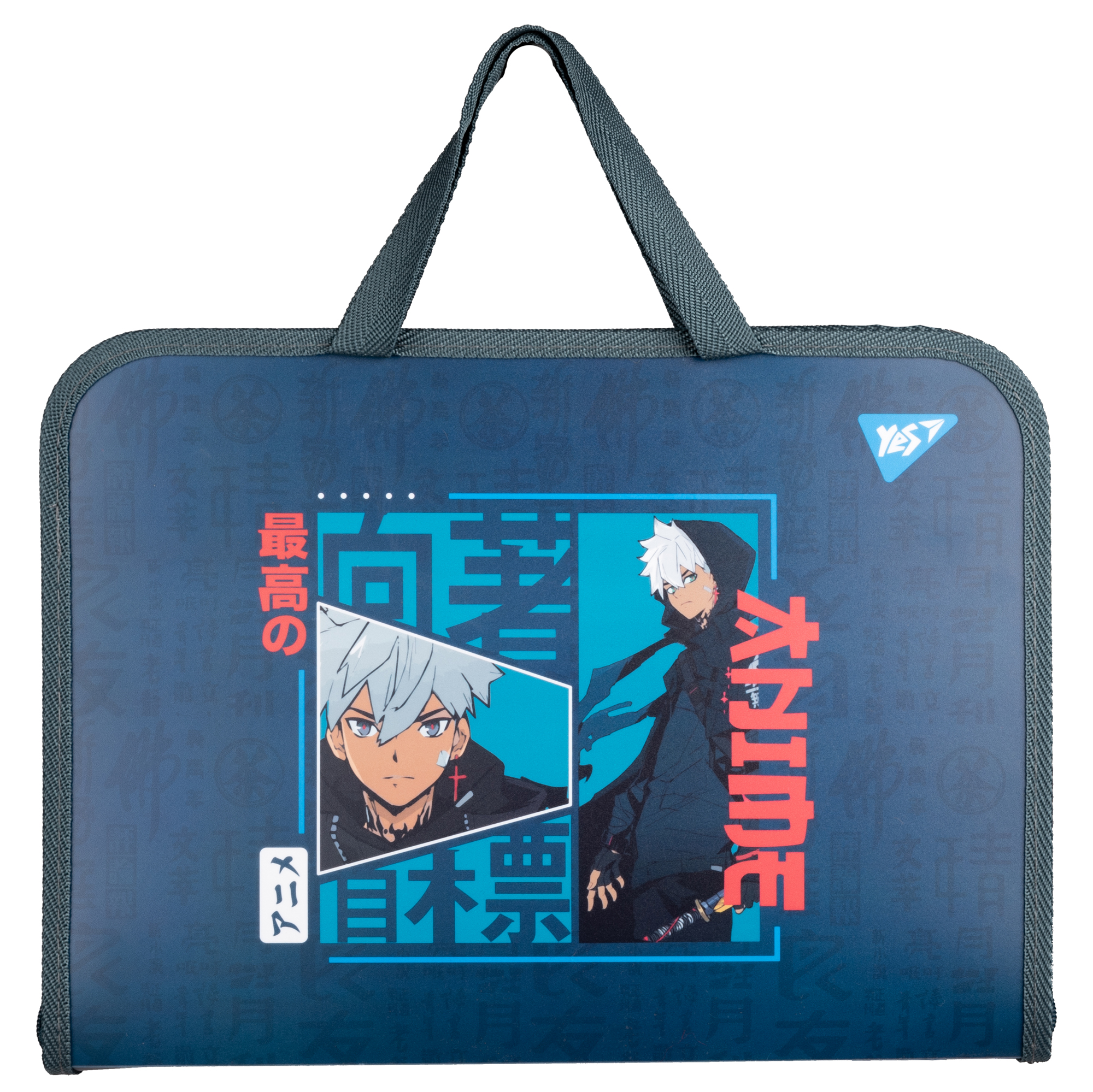 Папка-портфель YES FC на блискавці з тканинними ручками Anime (492247)