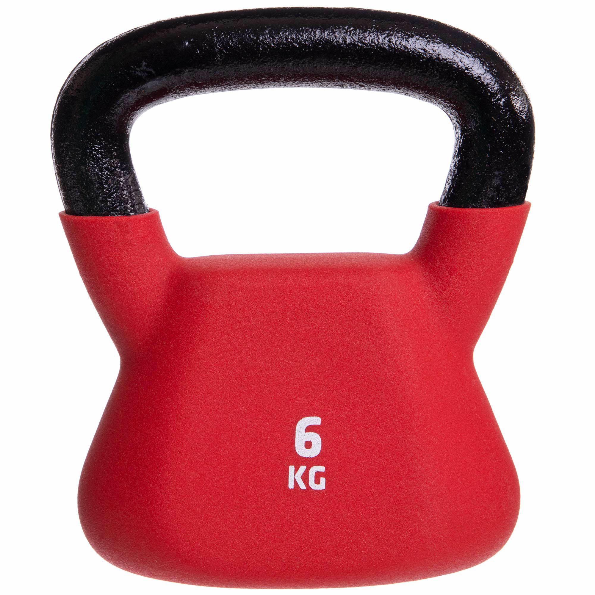 Гіря сталева з вініловим покриттям UFC UHA-69693 вага 6кг Червоний