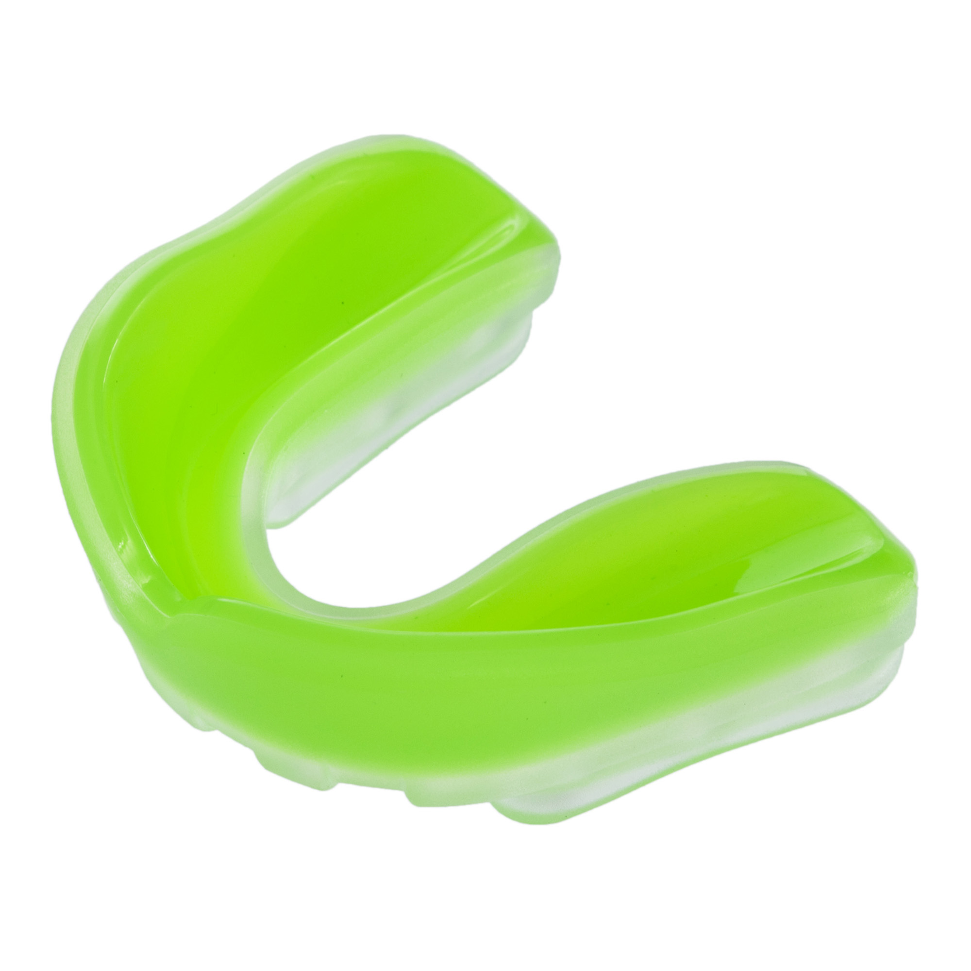 Капа боксерська Zelart BO-0069-L Прозорий-салатовий