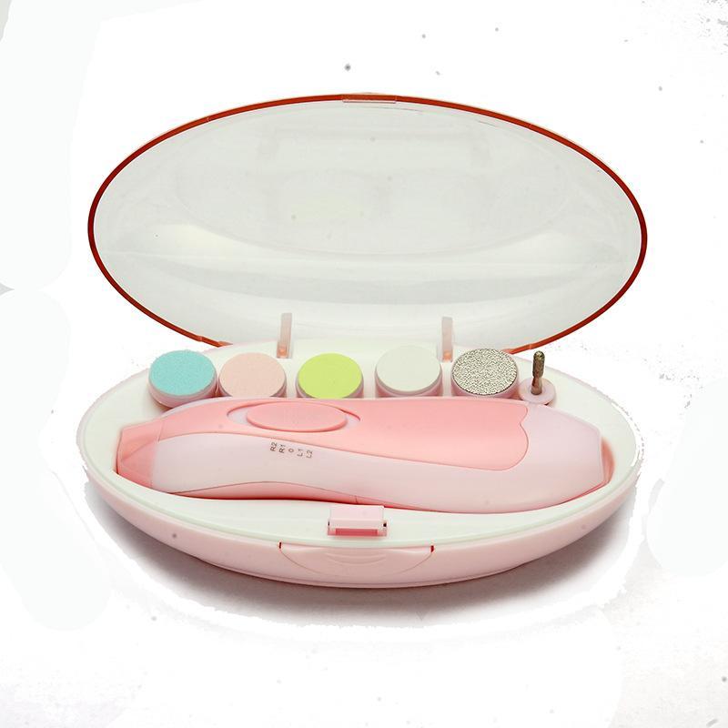 Дитяча електрична полірувальна машинка для нігтів VOLRO Рожевий (vol-1339)