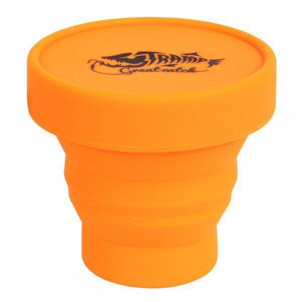Складана склянка силіконова Tramp TRC-083 з кришкою 180мл Orange