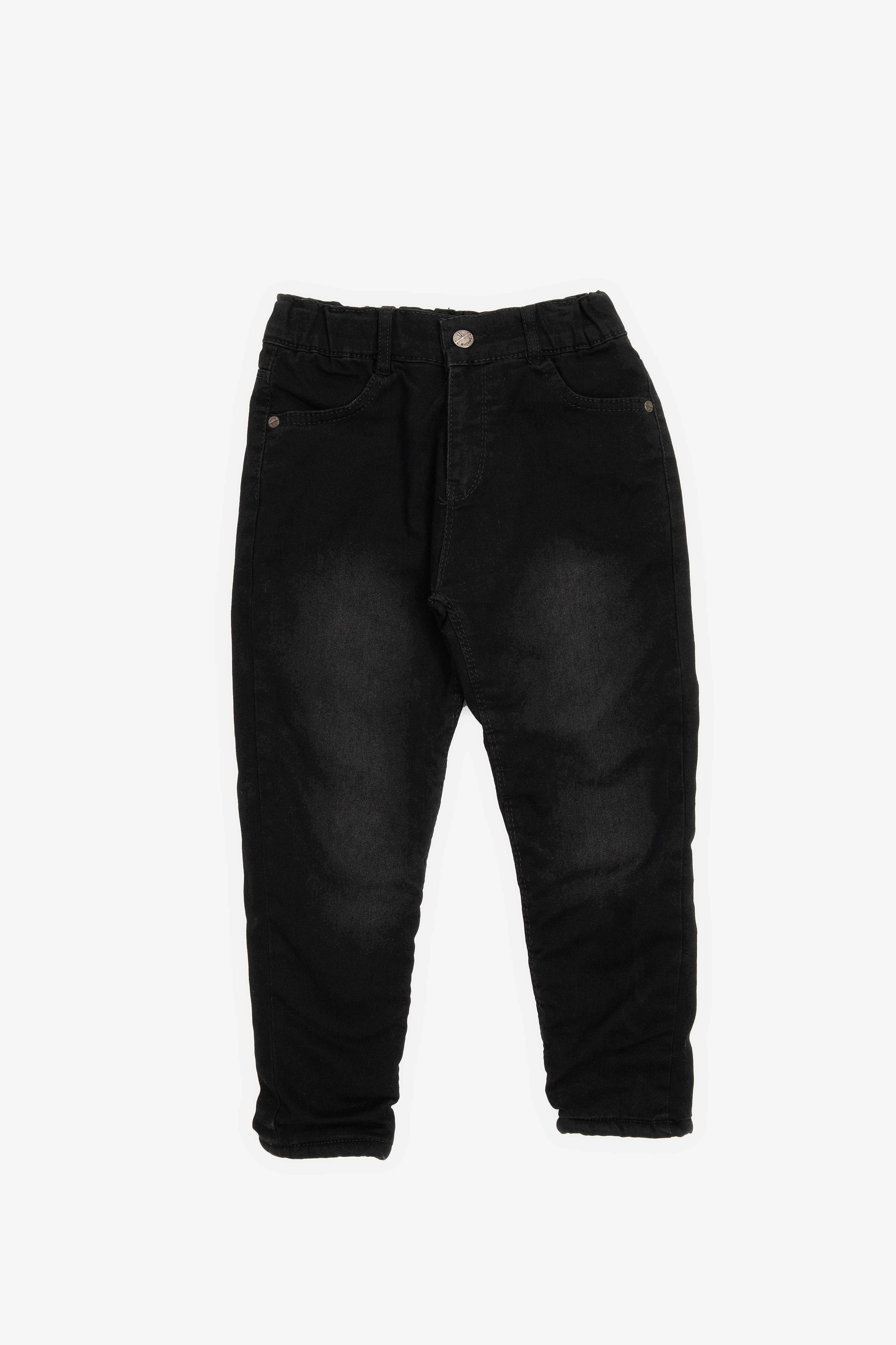 Джинси утеплені для дівчинки Sercino 140 Чорний ЦБ-00230441 (SKT000934656)