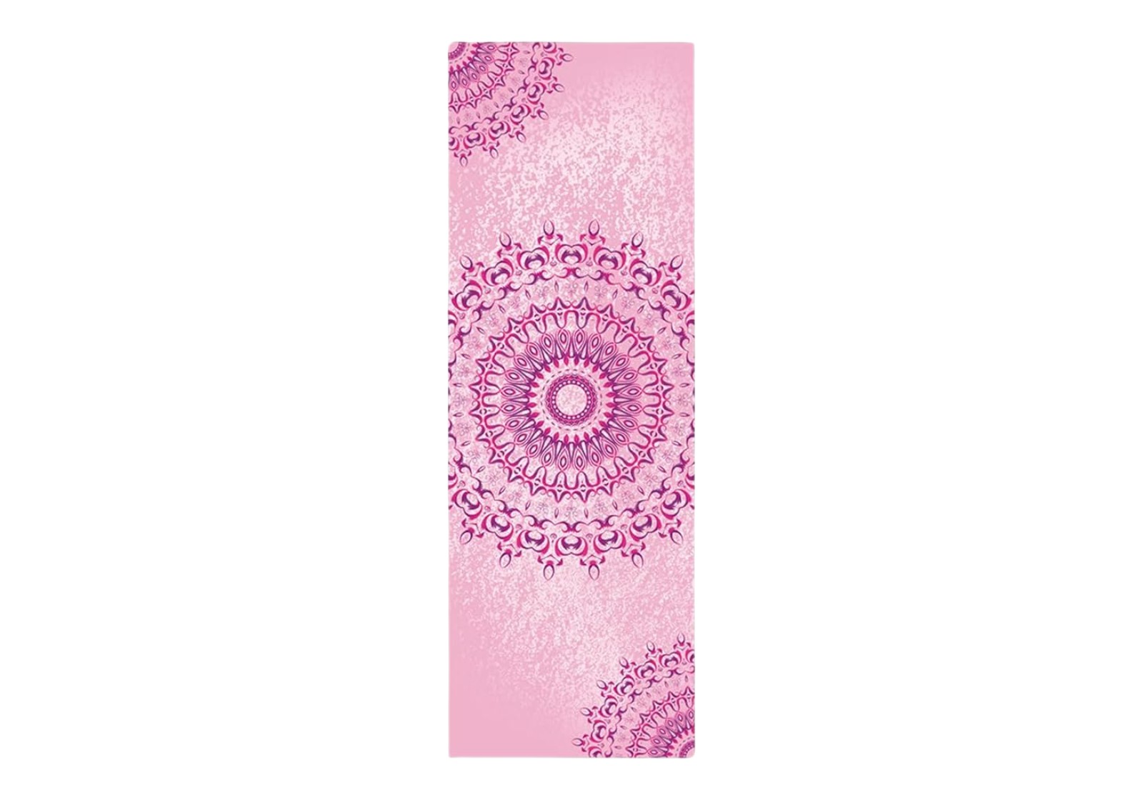Рушник для йоги Rao Spirit Mandala 185x64x0.2 см Пурпурний