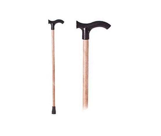 Тростина дерев'яна з пластиковою ручкою (US00156)