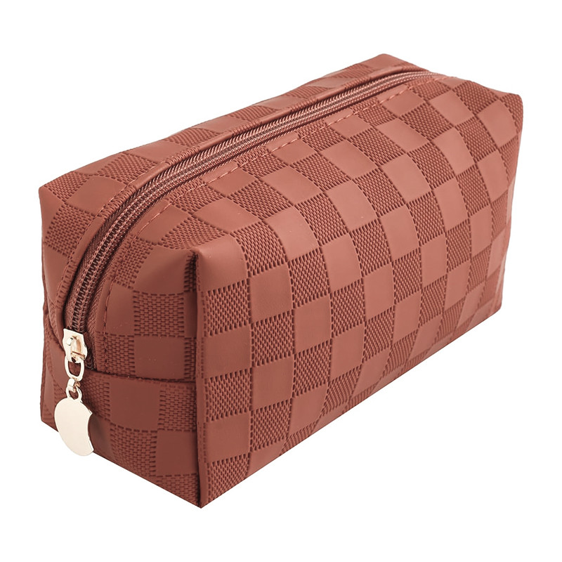 Жіноча косметичка Lesko 34030 18,5х10х7,5 см Brown