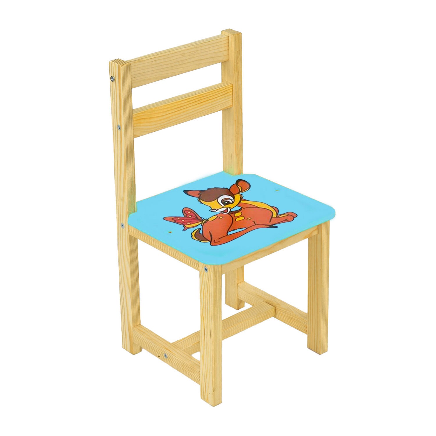 Дитячий стілець Мася Оленя Бембі 54 см Блакитний (67038)