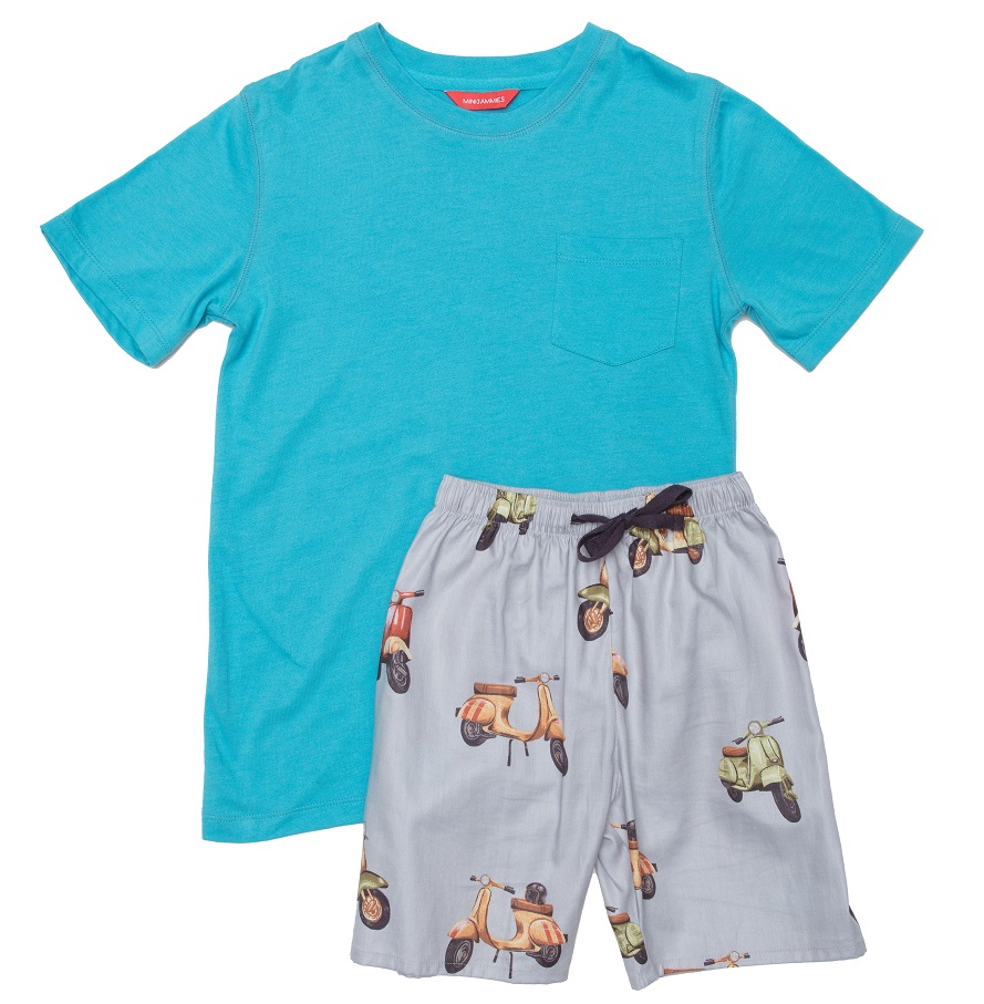 Піжама для хлопчика Cyberjammies Luca 6840 8-9 років/134 см Блакитний/Сірий (5051877436442)