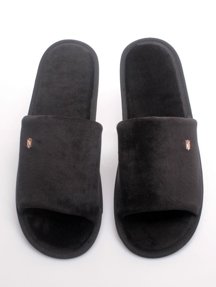 Домашні капці Family Story FLEX Герб України Чорний 34-35 (u2001-35e-09m)