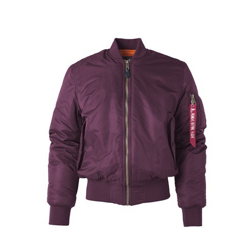 Куртка-бомбер DFL MA-1 Pilot Style S Burgundy KT6000316