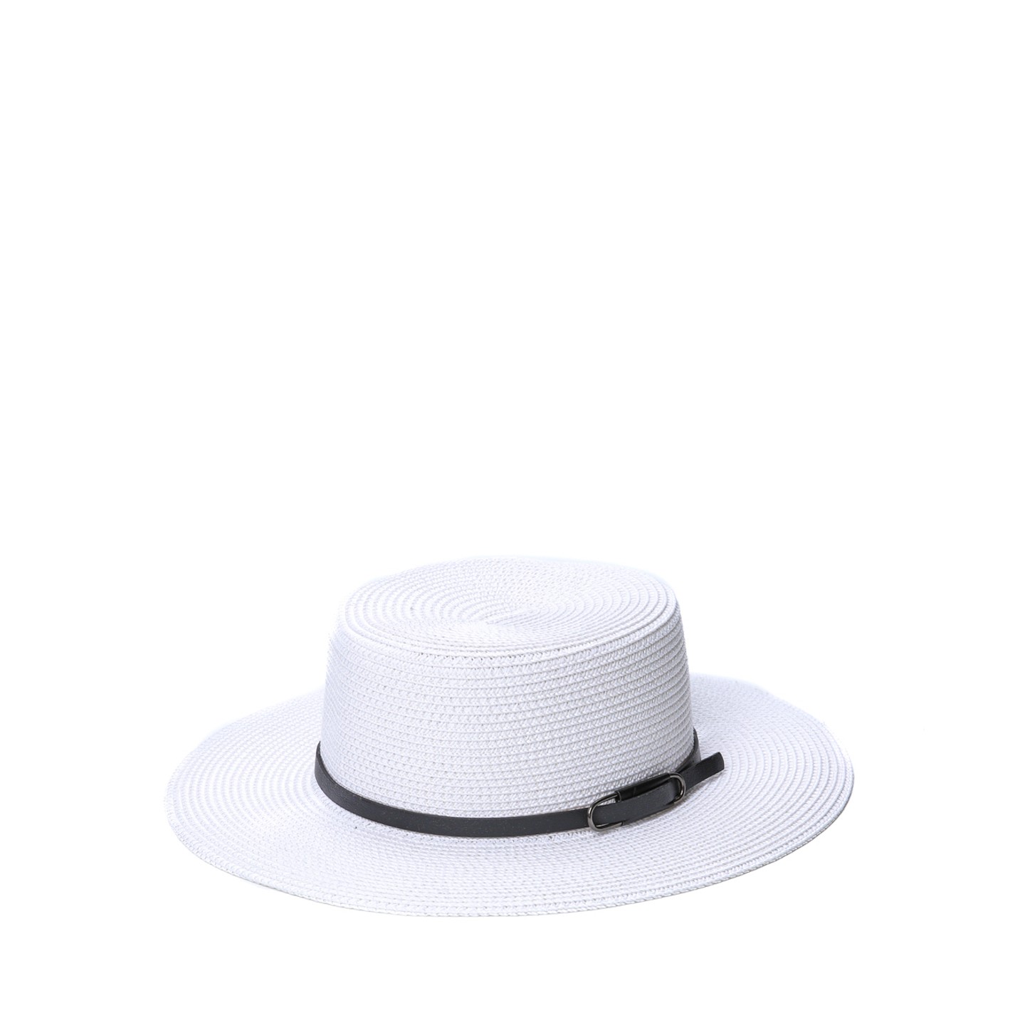 Капелюх канотьє жіночий LuckyLOOK Евора 56 Білий 808-317