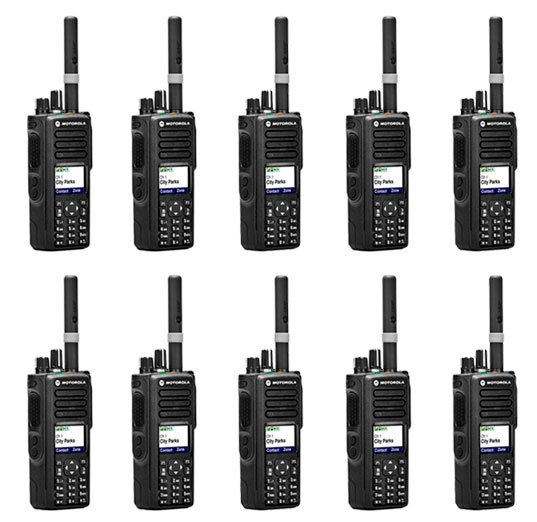 Радіостанція цифрова Motorola MotoTRBO DP4800e VHF AES-256 шифрування 10 штук