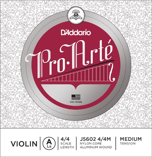 Струна D'Addario J5602 4/4M Pro-Arte Violin A String Medium Tension