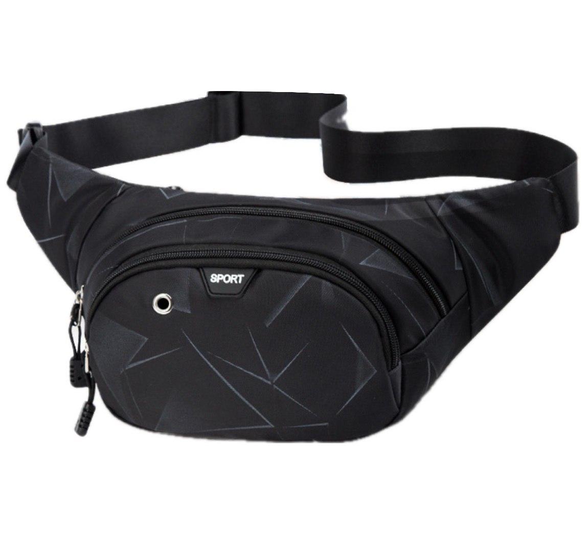 Сумка-бананка iRun 25х15 см Black (H051281)