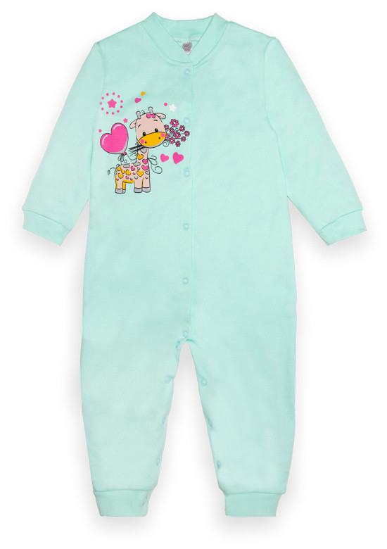 Комбінезон дитячий для дівчинки GABBI KB-22-2-16 М'ятний на зріст 80 (13298)