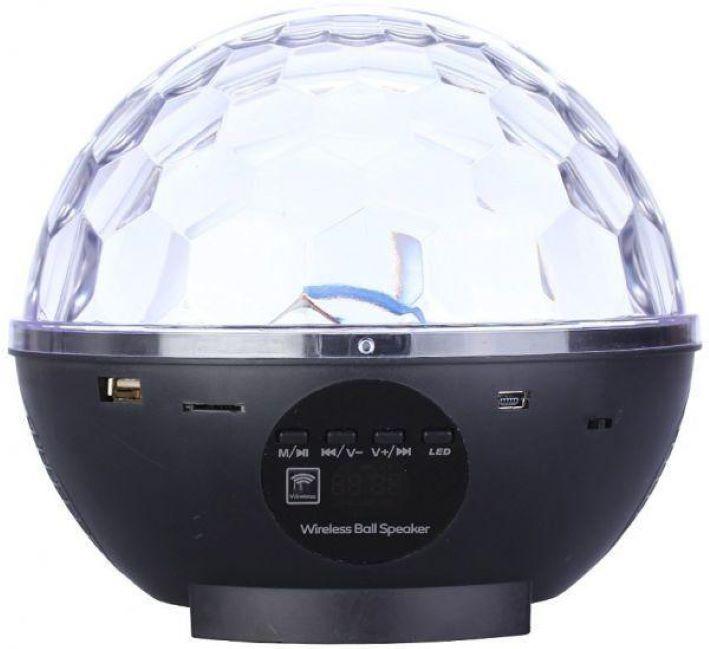 Диско кулька акумуляторна з радіо і блютузом RJL-512 Чорний