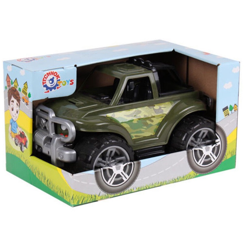 Дитячий позашляховик Technok Toys Військовий 36х23х20 см Хакі (59535)