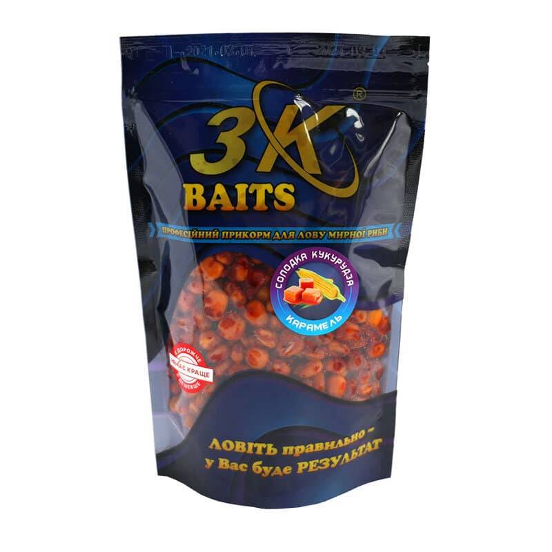 Солодка кукурудза 3K BAITS карамель 0.4 кг 3k01506
