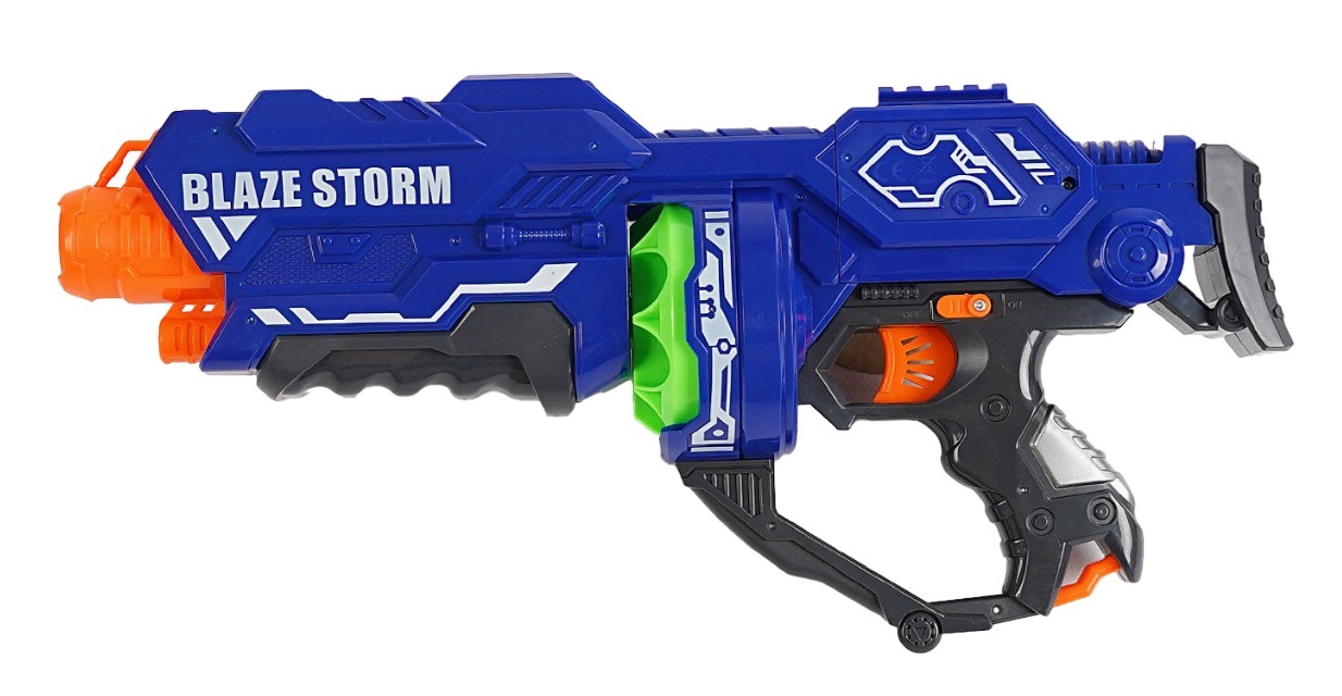 Автомат Yufeng Blaze Storm 12 м'яких кульових куль Синій (85103)