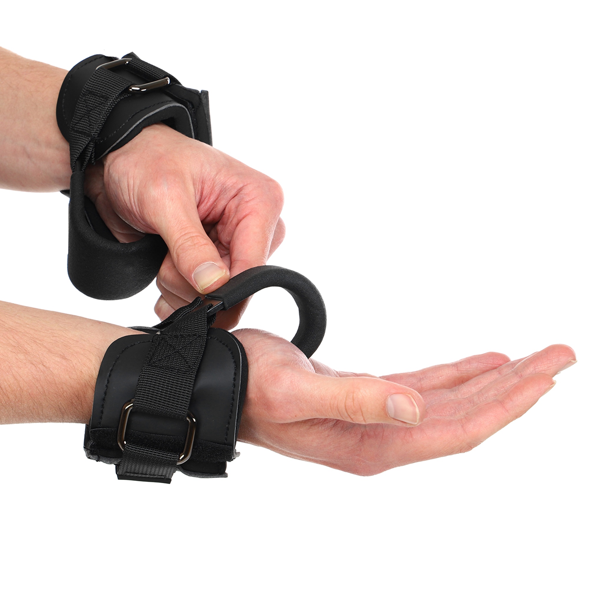 Гаки для підтягування і тяги на зап'ястя EZOUS B-11 MINI LIFTING HOOK 2 шт Чорний