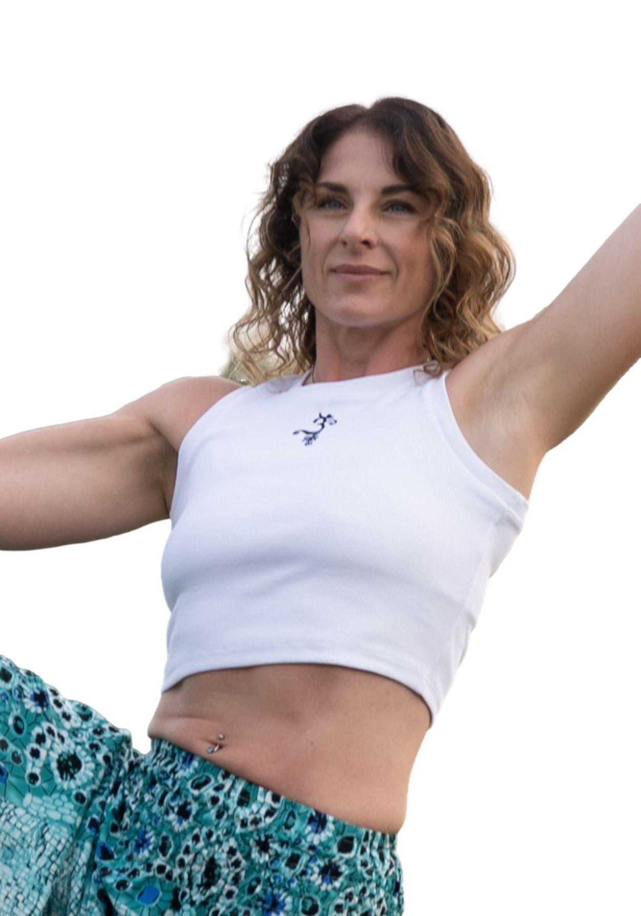 Базовий кроп-топ Уналомі Rao Wear One Size Білий