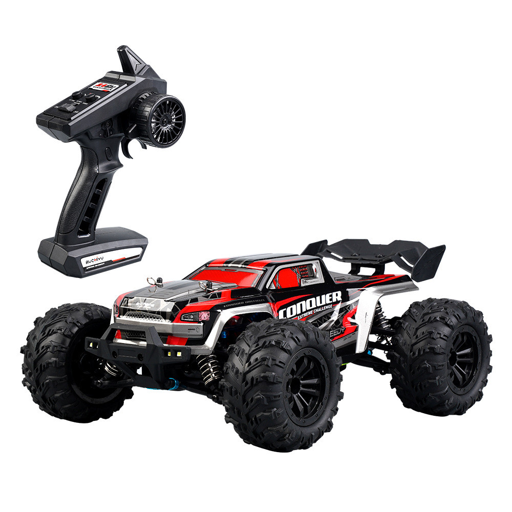Радіокерована машина WL Toys Conquer RC монстр-трак 4х4 38км/год 1/16 Червоний (16102R)