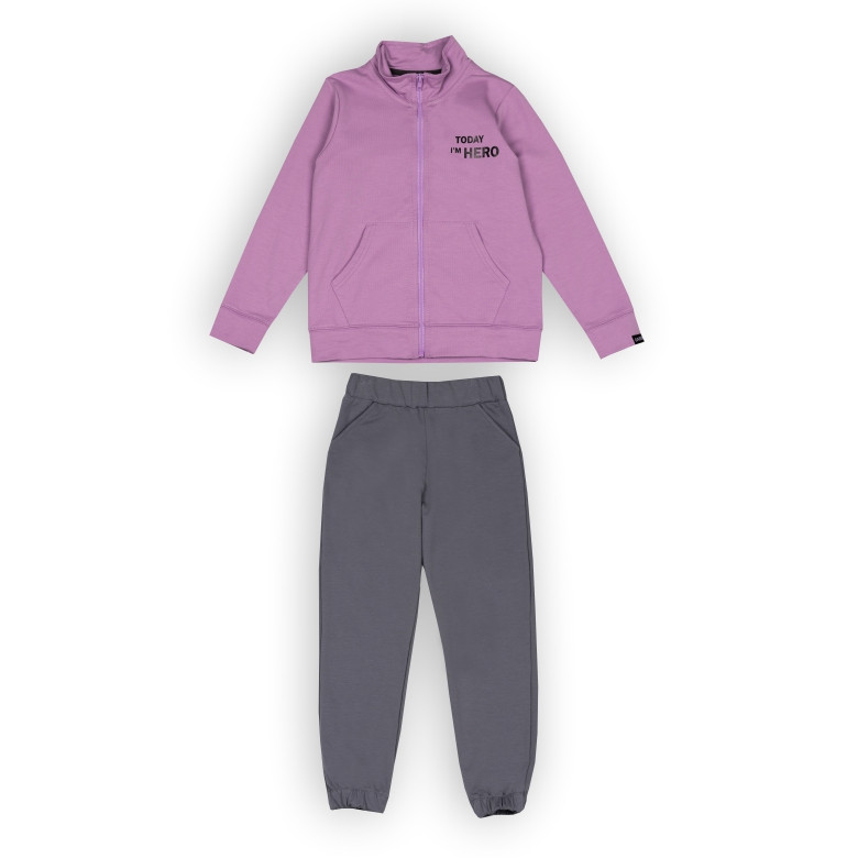 Костюм для дівчинки Gabbi KS-24-6 Бузково-сірий 116 (13900)