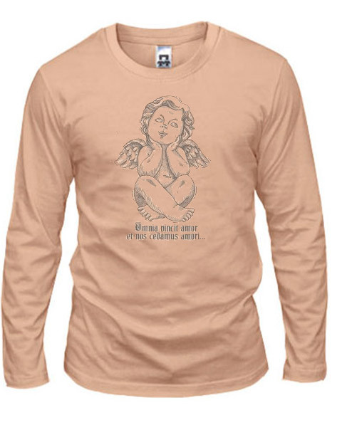 Лонгслів чоловічий бежевий 4Profi Янгол XXL