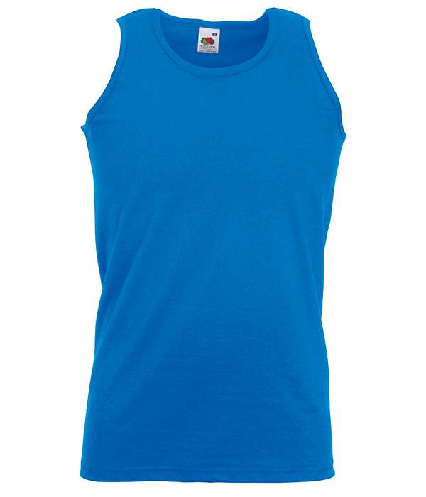 Майка Fruit of the loom Athletic vest S Синій (61-098-0)