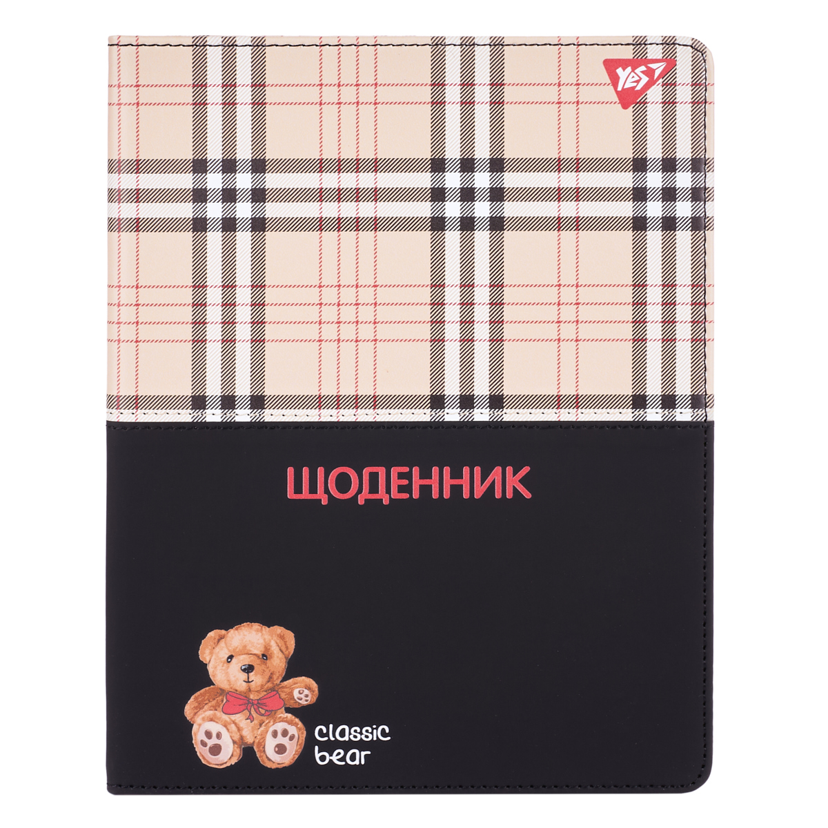 Щоденник шкільний YES PU Classic bear А5 Різнокольоровий 40 аркушів (911602)