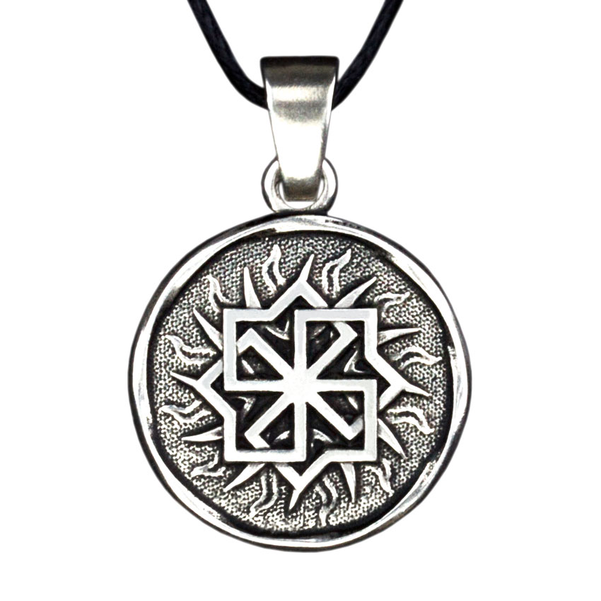 Кулон Silvering Слов'янський оберіг Молвинець Сріблястий 1,9х1,9х0,22 см (13165)