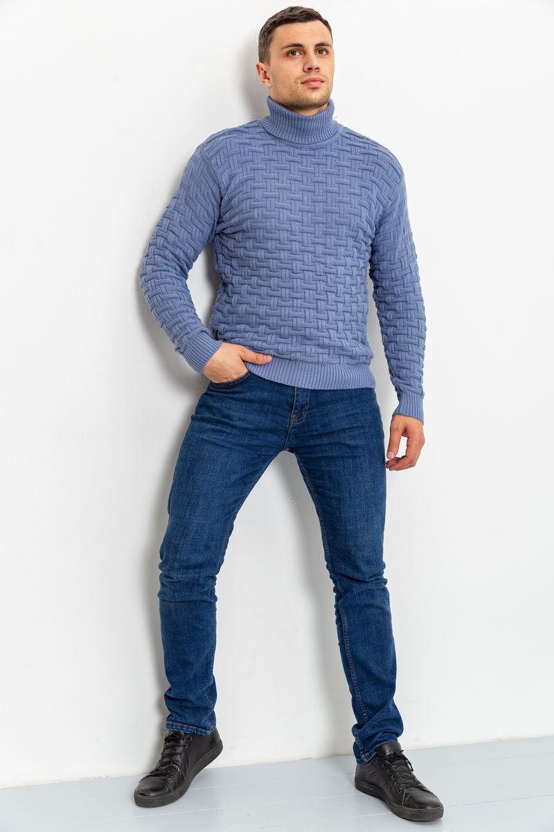 Светр чоловічий AGER XL Сизий (161R602)