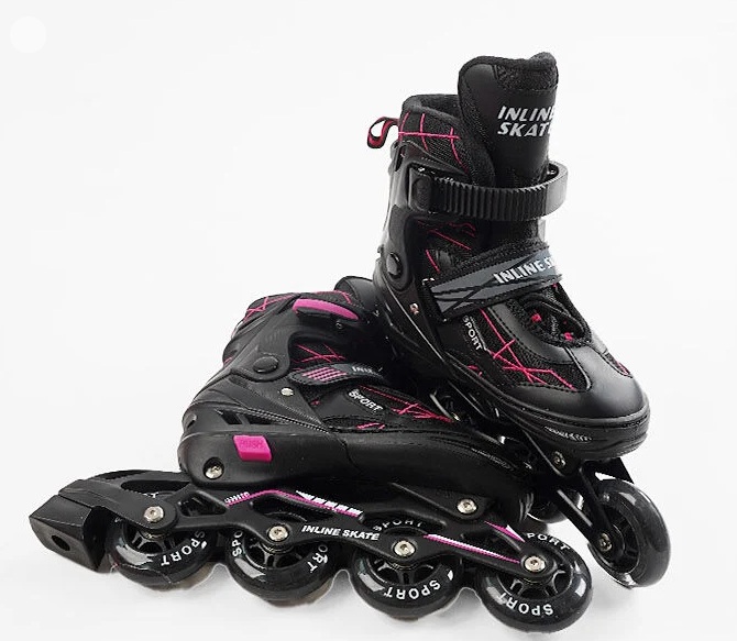 Роликові ковзани Best Roller 600-М PU 34-38 Чорний (173872)