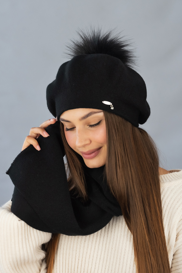 Комплект Braxton Ляманта 56-59 Чорний (6016-10)