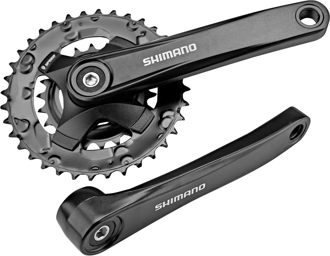 Шатуни Shimano Alivio FC-MT101 22-36T 175 мм Чорний (4450)