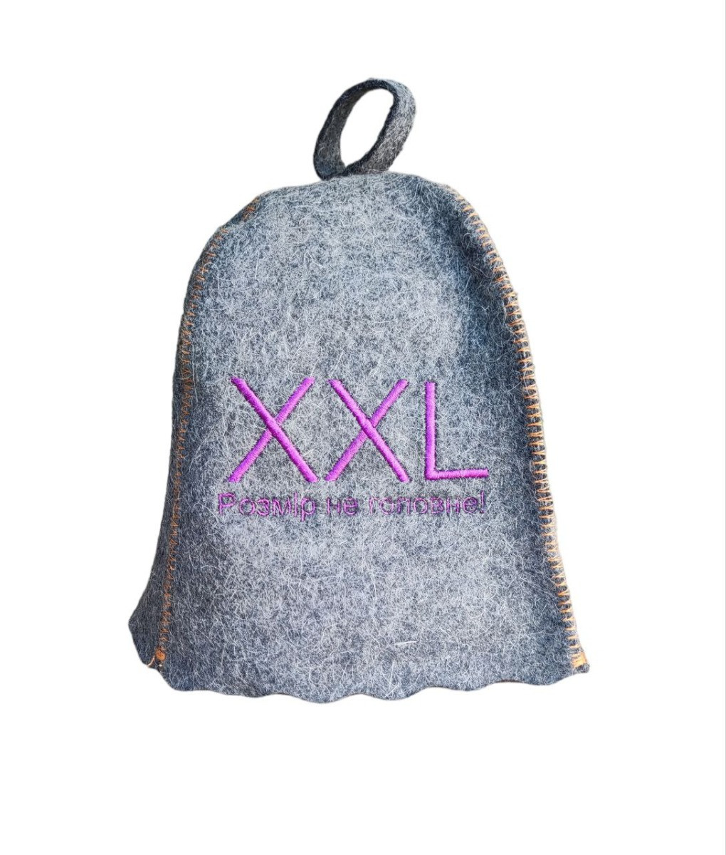Лазнева шапка Luxyart XXL розмір не головне One size серый (LA-894)