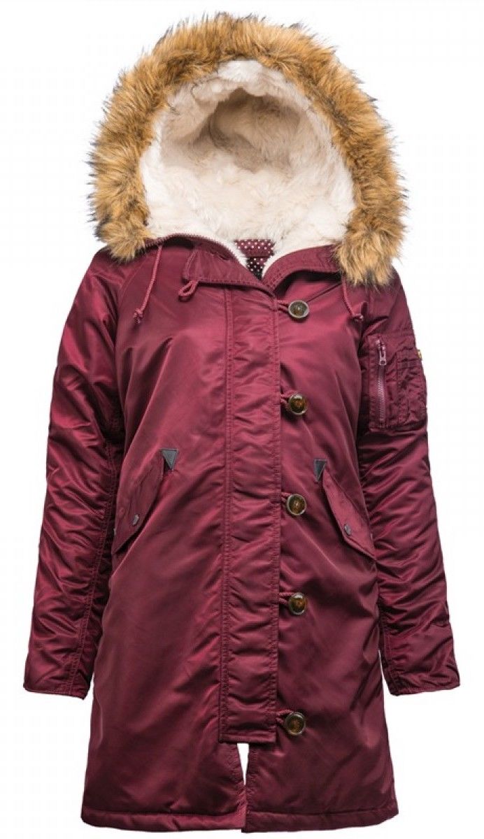 Парку Alpha Industries Elyse XS Maroon (Alpha-20346-XS)