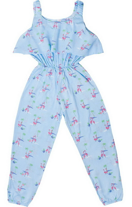 Комбінезон дитячий для дівчинки GABBI Літо Блакитний на зріст 110 (11572)