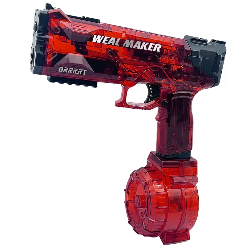 Водяний пістолет No Brand Weal Maker на 2 обойми 550 мл Червоно-чорний (W 555-red)